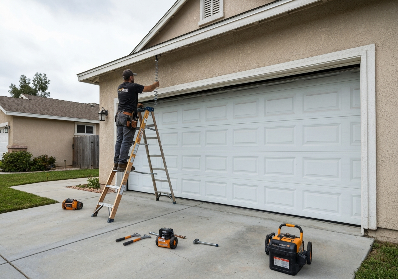 Emergency Garage Door job in Newhall — photo 3
